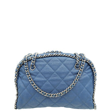 Chanel Blue Chain Around Bowler Bag