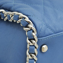 Chanel Blue Chain Around Bowler Bag
