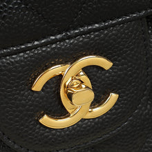 Chanel Black CC Classic Double Flap Jumbo Bag