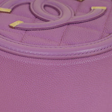 Chanel Purple Round CC Filigree Crossbody Bag