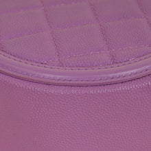 Chanel Purple Round CC Filigree Crossbody Bag