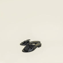 Chanel Black CC Box Mules 37.5