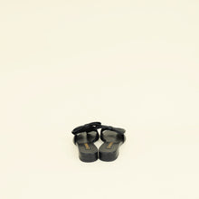 Chanel Black CC Box Mules 37.5