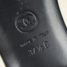 Chanel Black CC Box Mules 37.5