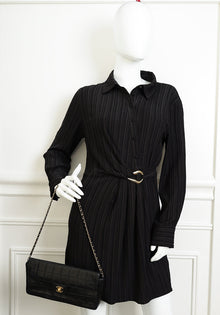Chanel Black CC Chocolate Bar East West Bag