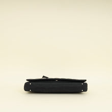 Chanel Black CC Chocolate Bar Cotton Studded Jersey Shoulder Bag
