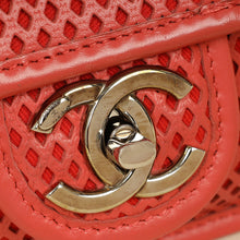 Chanel Red CC Perforated Up in the Air Flap Bag
