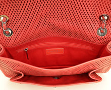 Chanel Red CC Perforated Up in the Air Flap Bag