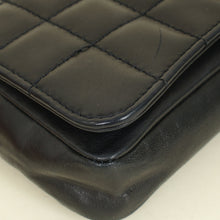 Chanel Black CC Chocolate Bar Flap Chain Bag