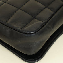 Chanel Black CC Chocolate Bar Flap Chain Bag