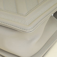 Chanel Grey Le Boy Chevron Medium Flap Bag