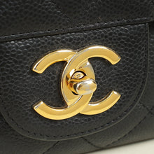 Chanel Black CC Classic Double Flap Maxi Bag
