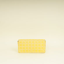Chanel Yellow CC Chocolate Bar New Travel Lin East West Flap Bag