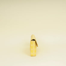 Chanel Yellow CC Chocolate Bar New Travel Lin East West Flap Bag