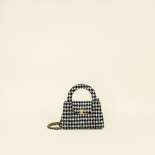 Chanel Bicolor Houndstooth Mini Kelly Bag
