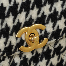 Chanel Bicolor Houndstooth Mini Kelly Bag