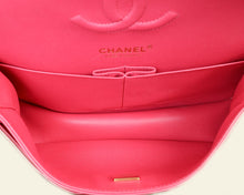 Chanel Raspberry Classic Medium Double Flap Bag