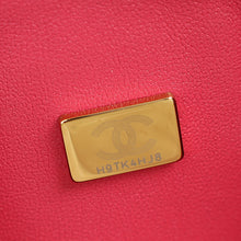 Chanel Raspberry Classic Medium Double Flap Bag
