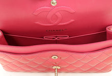Chanel Raspberry Classic Medium Double Flap Bag