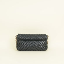 Chanel Black CC Surpique Jumbo Flap Bag