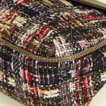 Chanel Brown Multicolor CC Fantasy Single Flap Tweed with Lizard Bag