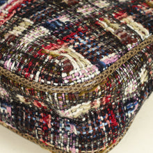 Chanel Brown Multicolor CC Fantasy Single Flap Tweed with Lizard Bag
