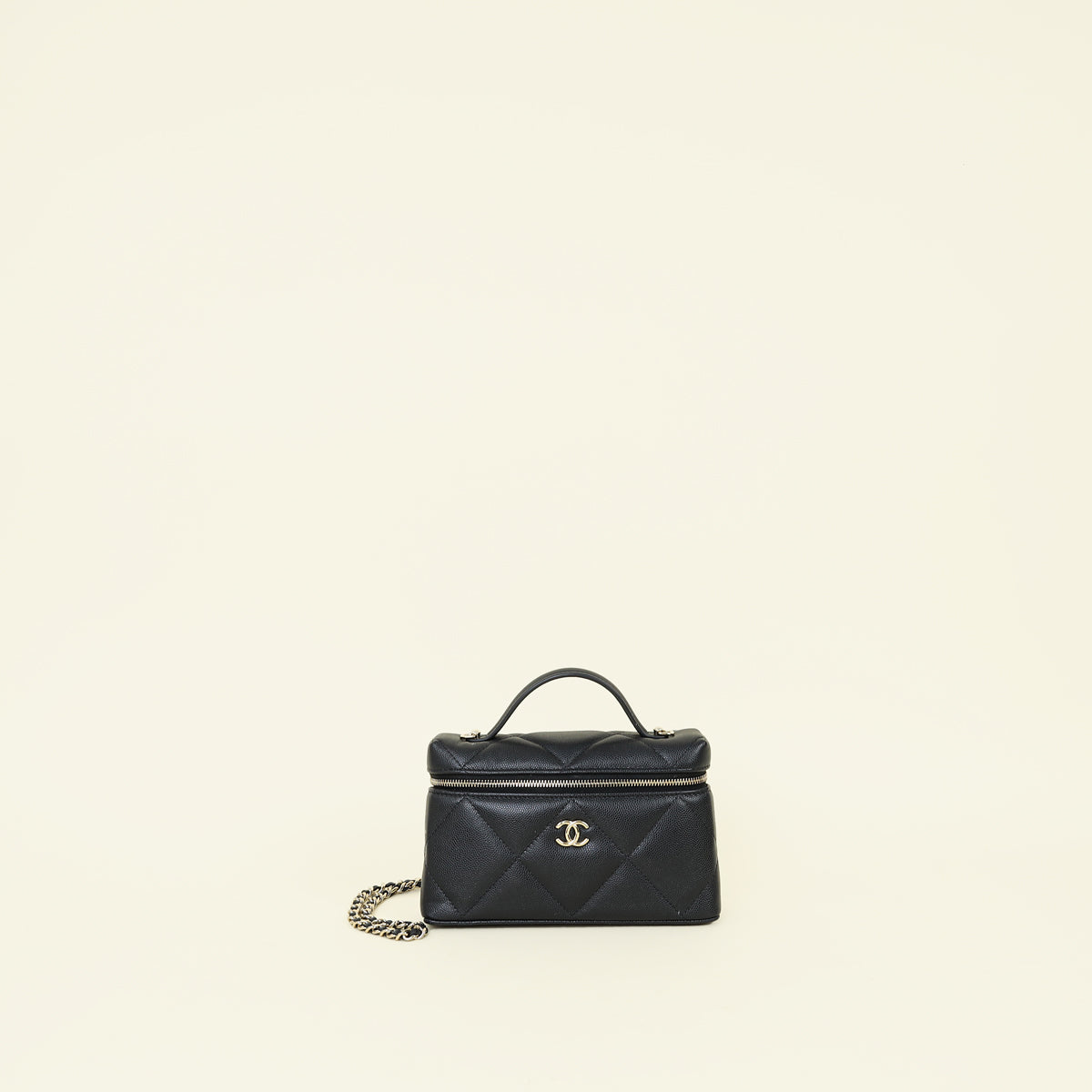 Chanel Black Slim Vanity w/Chain