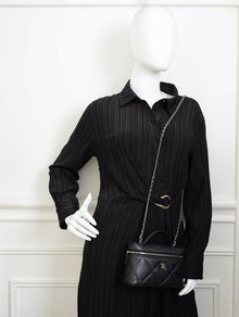 Chanel Black Slim Vanity w/Chain