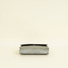 Chanel Metallic Gray Coco Mark Wallet on Chain