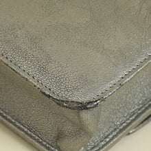 Chanel Metallic Gray Coco Mark Wallet on Chain