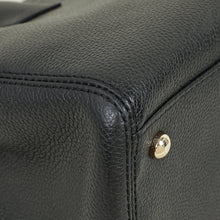 Chanel Black CC Executive Cerf Tote Small Bag