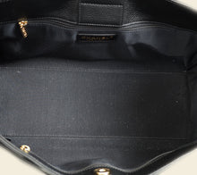 Chanel Black CC Executive Cerf Tote Small Bag