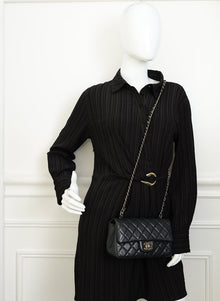 Chanel Black CC Mini Rectangular Classic Flap Bag