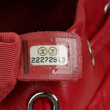 Chanel Red CC Classic Quilted Backpack Bag