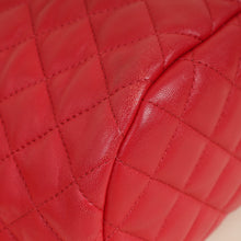 Chanel Red CC Classic Quilted Backpack Bag