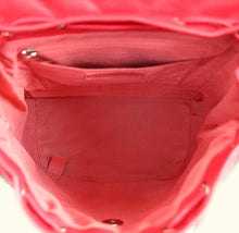 Chanel Red CC Classic Quilted Backpack Bag