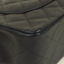 Chanel Black CC Classic Double Flap Jumbo Bag