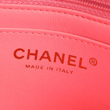 Chanel Pink Mini Rectangular Charms Applique Flap Bag