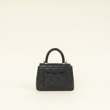 Chanel Black CC Coco Handle Micro Chain Bag