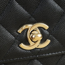 Chanel Black CC Coco Handle Micro Chain Bag