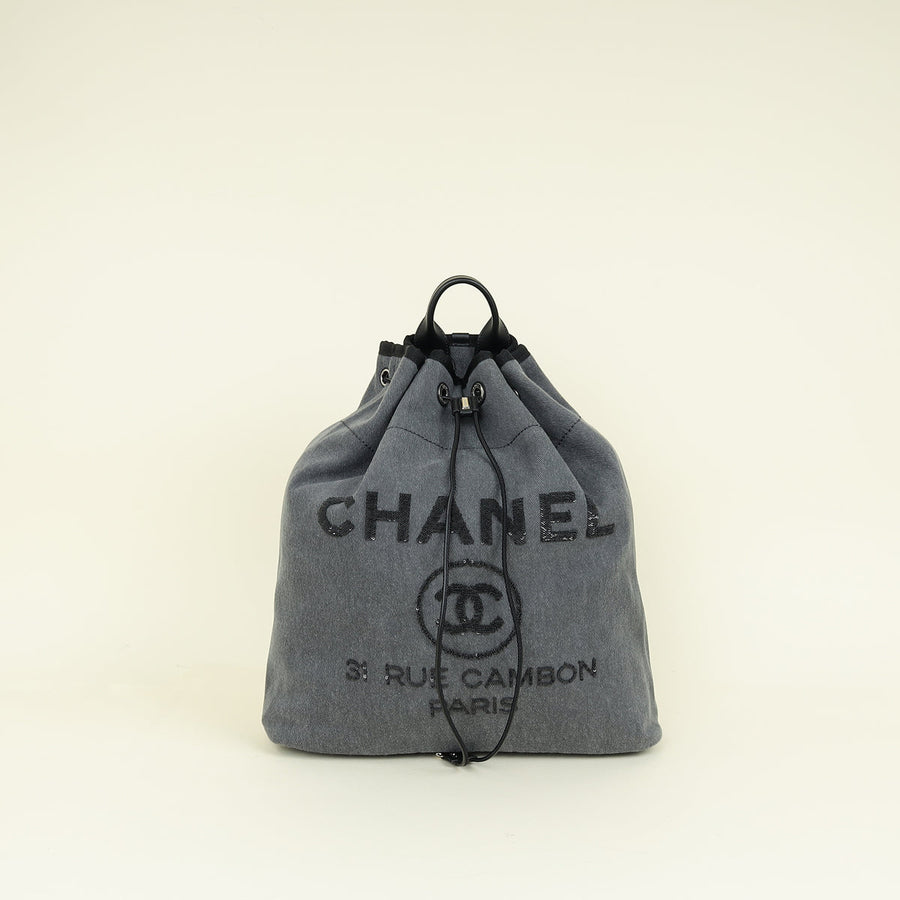 Chanel Deauville Backpack Bag