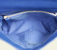 Chanel Royal Blue CC Caviar Top Handle Flap Bag