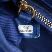 Chanel Royal Blue CC Caviar Top Handle Flap Bag