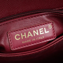 Chanel Burgundy Coco Handle Small Bag