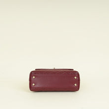 Chanel Burgundy Coco Handle Small Bag