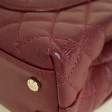 Chanel Burgundy Coco Handle Small Bag