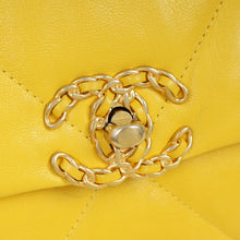 Chanel Yellow CC 19 Large Flap Bag