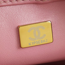Chanel Pink Tweed Sequins Mini Rectangular Flap Bag