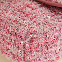 Chanel Pink Tweed Sequins Mini Rectangular Flap Bag