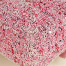 Chanel Pink Tweed Sequins Mini Rectangular Flap Bag